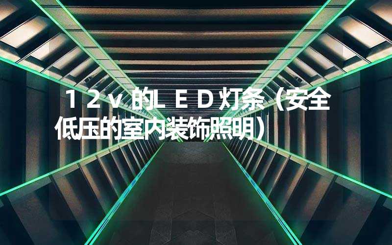 12v的LED灯条（安全低压的室内装饰照明）
