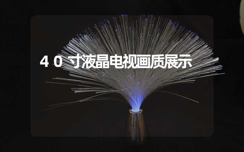40寸液晶电视画质展示