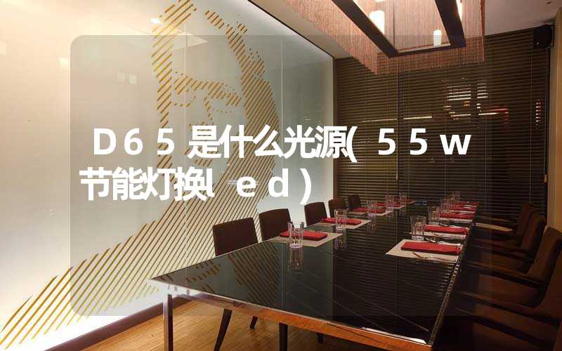 D65是什么光源(55w节能灯换led)