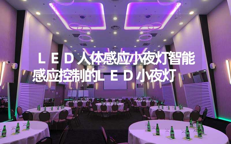 LED人体感应小夜灯智能感应控制的LED小夜灯