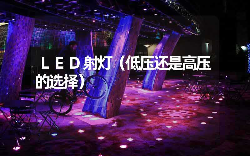 LED射灯（低压还是高压的选择）