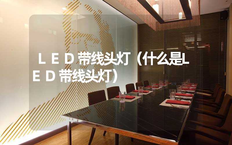 LED带线头灯（什么是LED带线头灯）