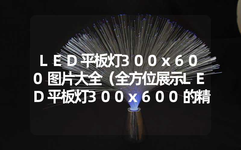 LED平板灯300x600图片大全（全方位展示LED平板灯300x600的精美图片）