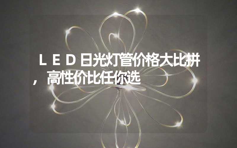 LED日光灯管价格大比拼,高性价比任你选