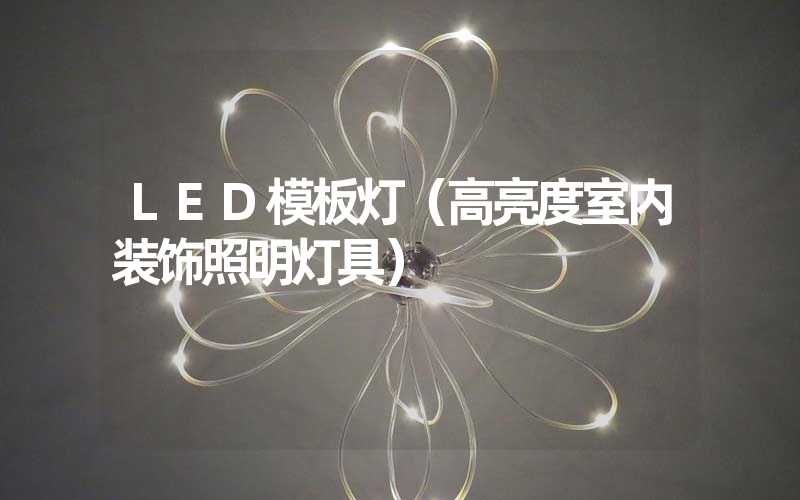 LED模板灯（高亮度室内装饰照明灯具）