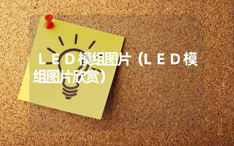 LED模组图片（LED模组图片欣赏）