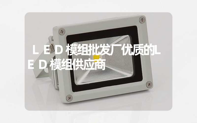 LED模组批发厂优质的LED模组供应商