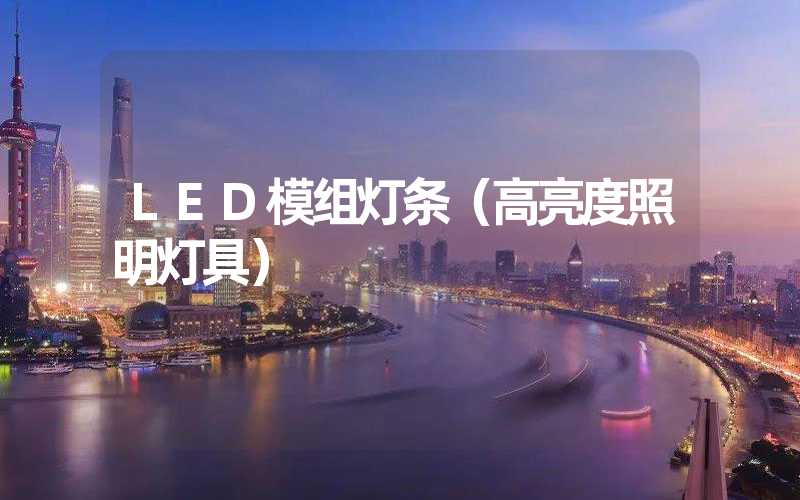 LED模组灯条（高亮度照明灯具）