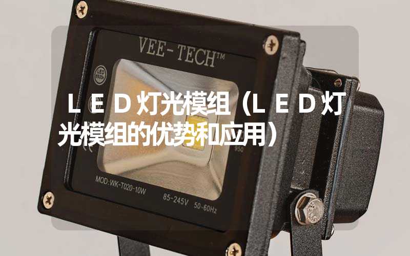 LED灯光模组（LED灯光模组的优势和应用）