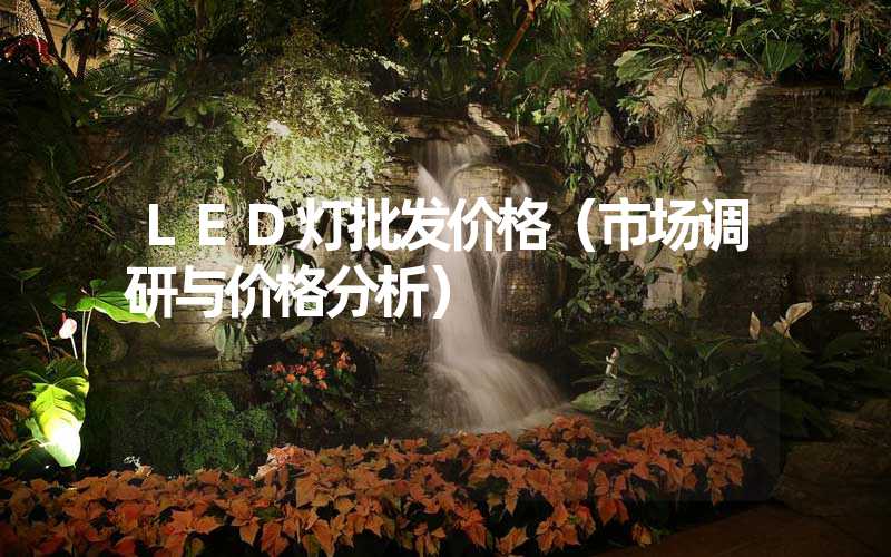 LED灯批发价格（市场调研与价格分析）