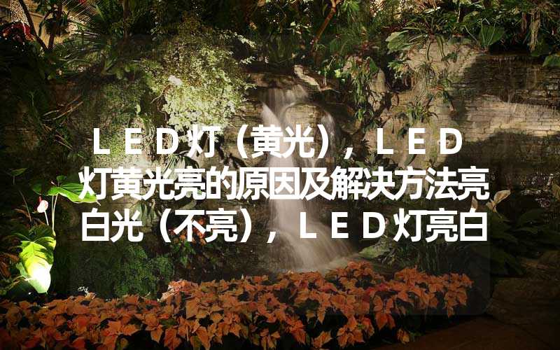 LED灯（黄光）,LED灯黄光亮的原因及解决方法亮白光（不亮）,LED灯亮白光不亮的可能原因及解决方案