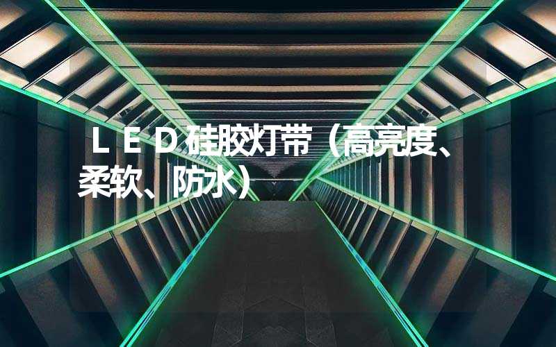 LED硅胶灯带（高亮度、柔软、防水）