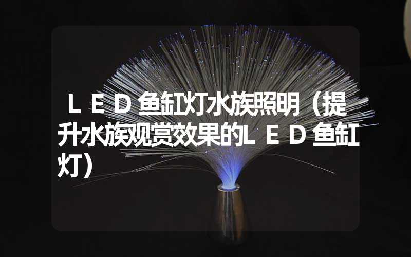 LED鱼缸灯水族照明（提升水族观赏效果的LED鱼缸灯）