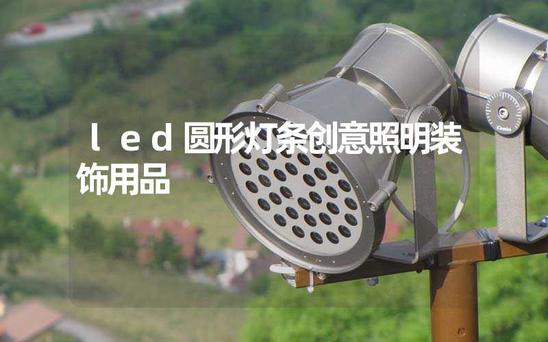 led圆形灯条创意照明装饰用品