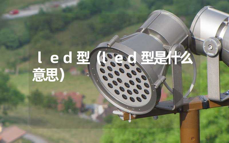 led型（led型是什么意思）