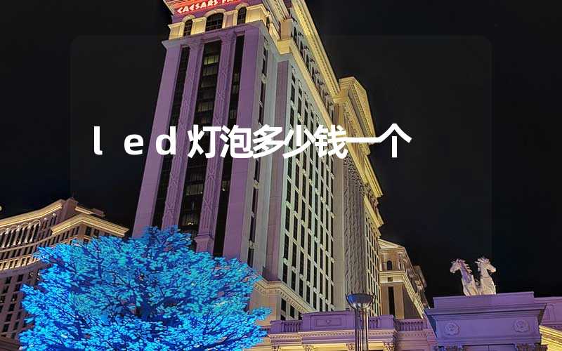 led灯泡多少钱一个