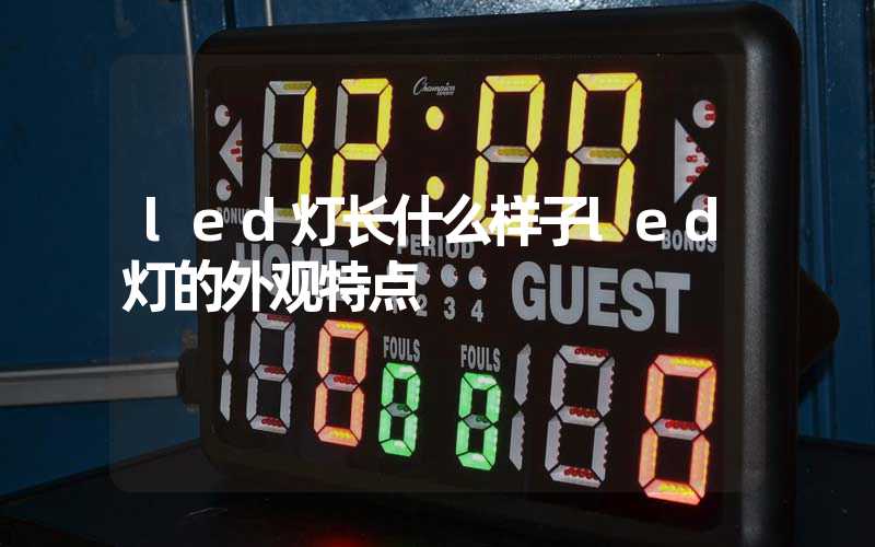 led灯长什么样子led灯的外观特点