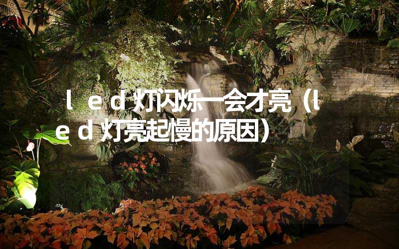 led灯闪烁一会才亮（led灯亮起慢的原因）