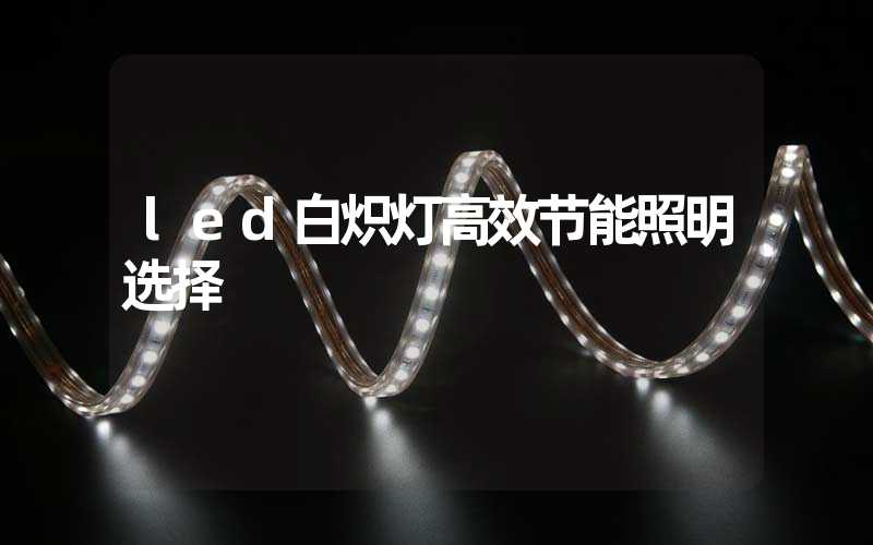 led白炽灯高效节能照明选择