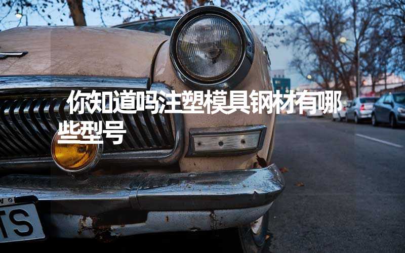 你知道吗注塑模具钢材有哪些型号