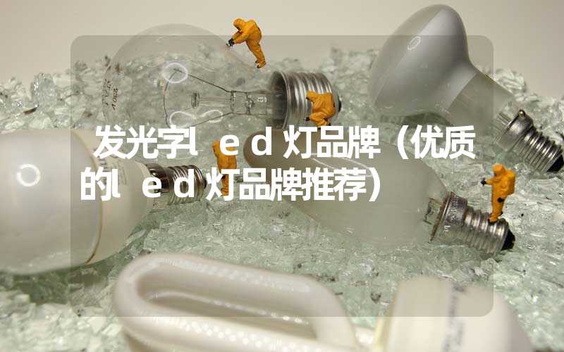 发光字led灯品牌（优质的led灯品牌推荐）