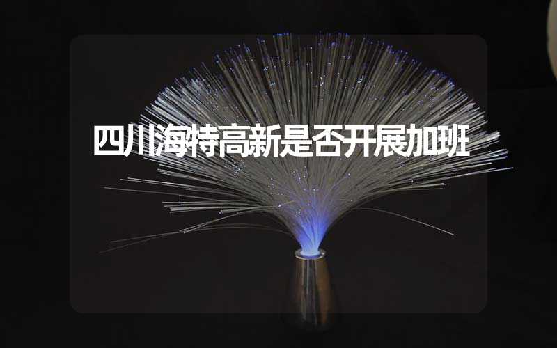 四川海特高新是否开展加班