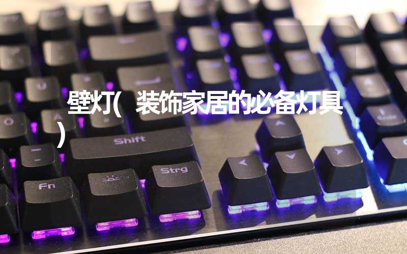 壁灯(装饰家居的必备灯具)