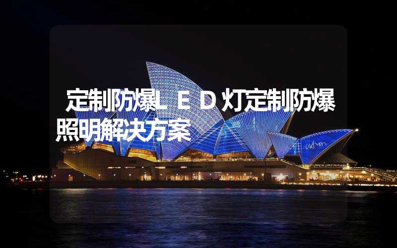 定制防爆LED灯定制防爆照明解决方案