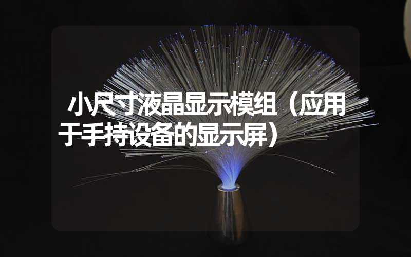 小尺寸液晶显示模组（应用于手持设备的显示屏）