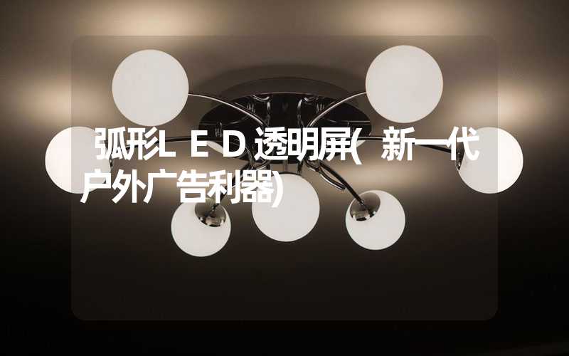 弧形LED透明屏(新一代户外广告利器)