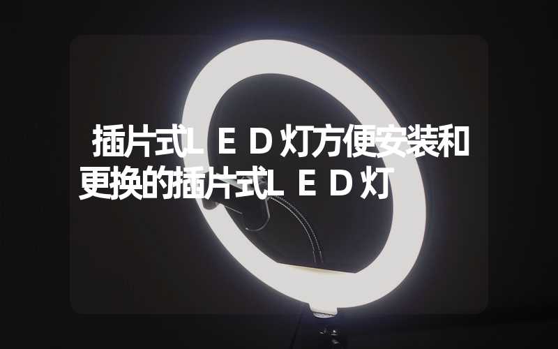 插片式LED灯方便安装和更换的插片式LED灯