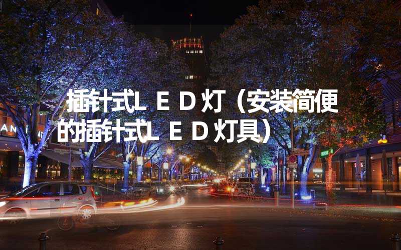 插针式LED灯（安装简便的插针式LED灯具）