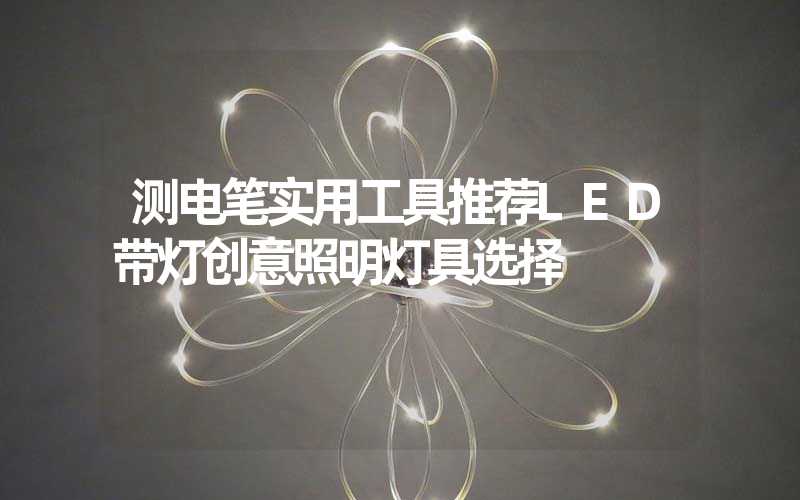 测电笔实用工具推荐LED带灯创意照明灯具选择