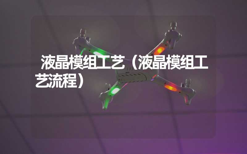 液晶模组工艺（液晶模组工艺流程）