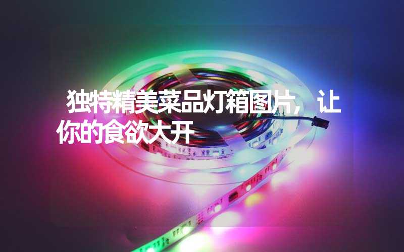 独特精美菜品灯箱图片,让你的食欲大开