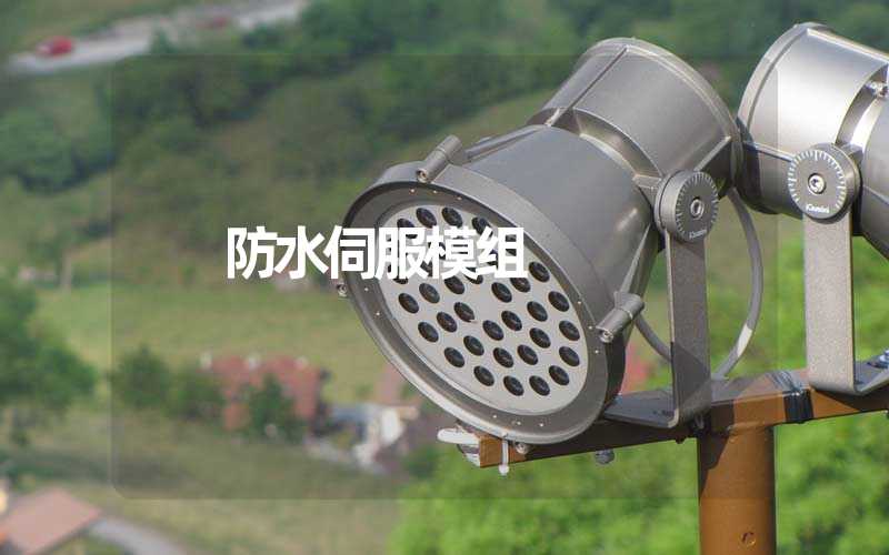 防水伺服模组