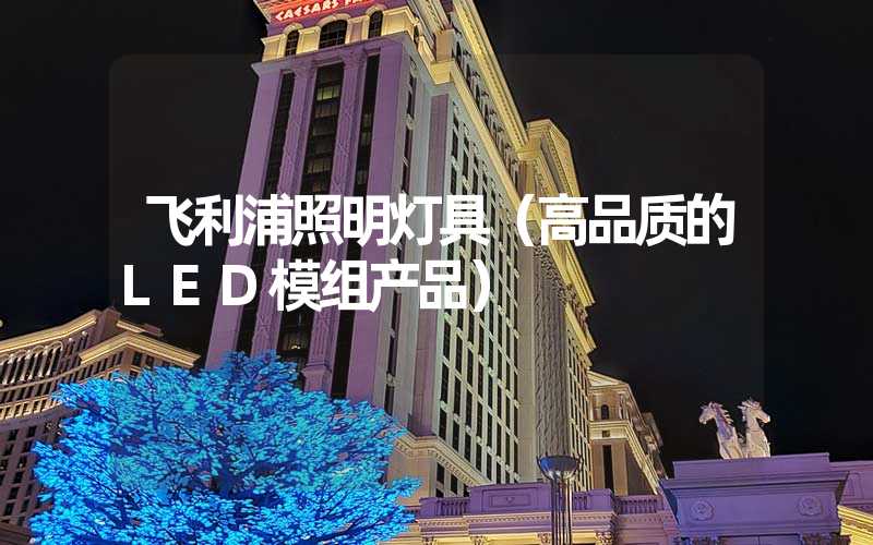 飞利浦照明灯具（高品质的LED模组产品）